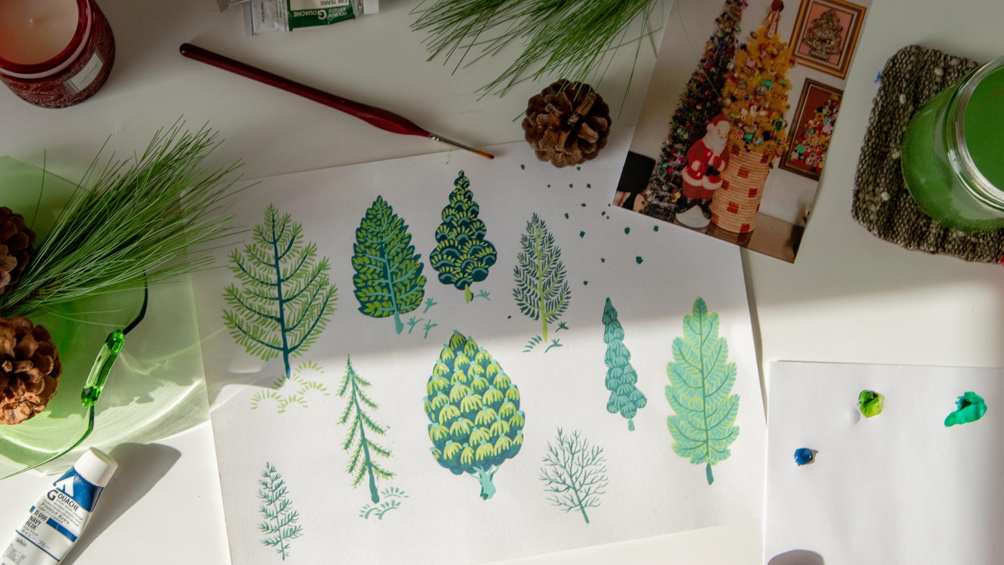 Twinkling Trees Pajamas