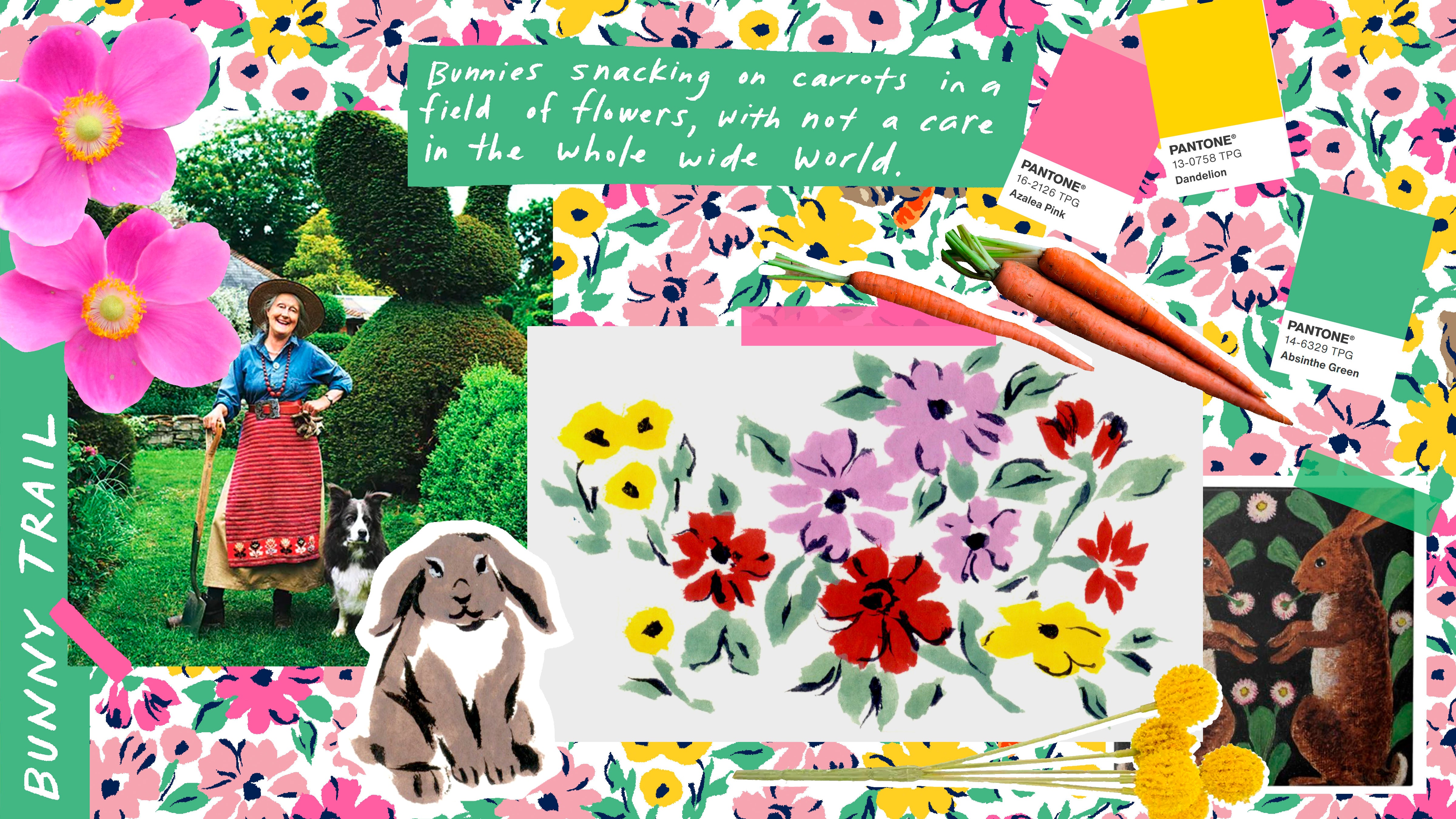 Bunny Trail Behind the Print