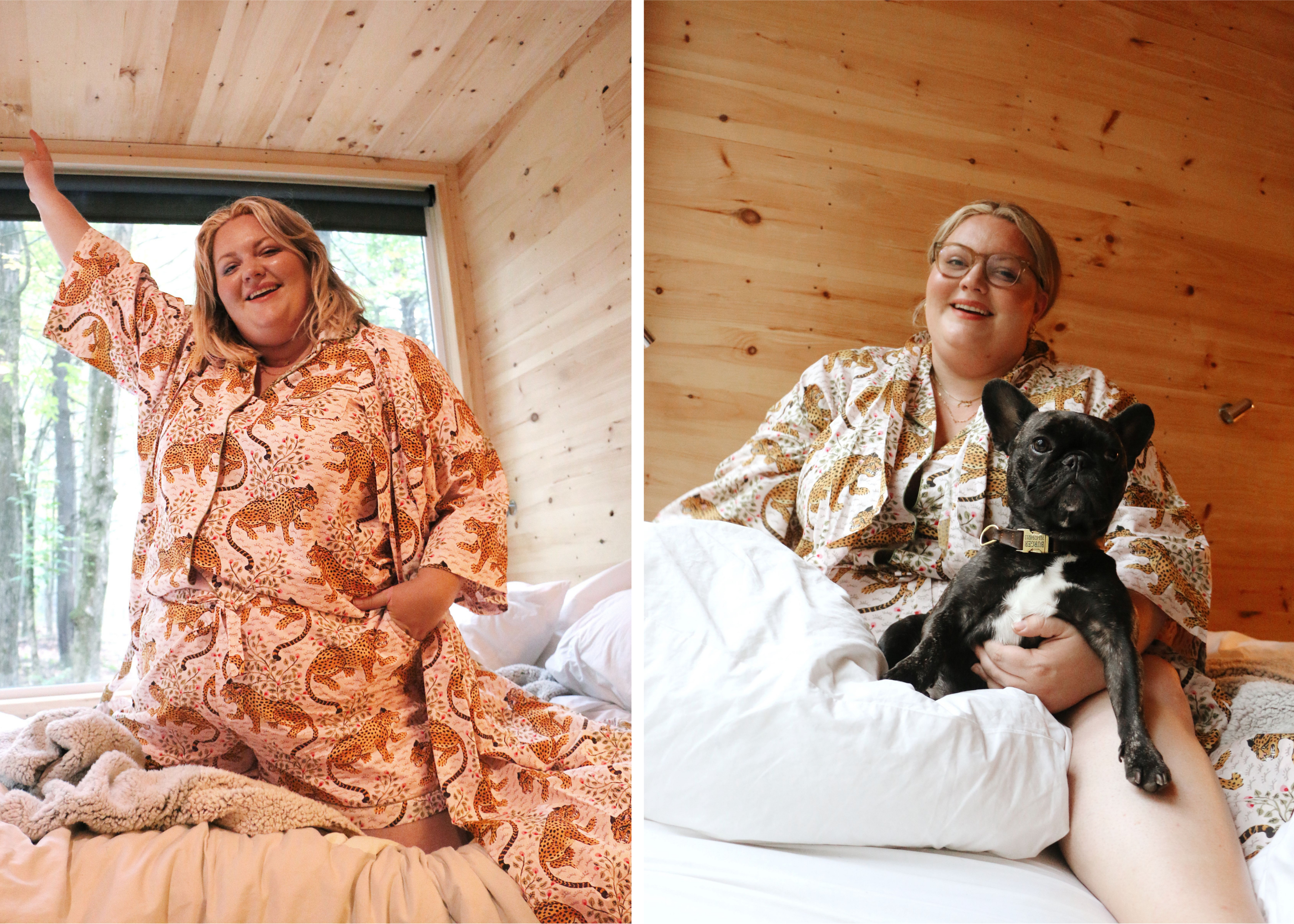 Our Favorite Body Positive Bloggers ; Sean wears the <u><a href="https://printfresh.net/products/bagheera-robe-blush" target="_blank">Bagheera Leopard Robe in Blush</a></u>