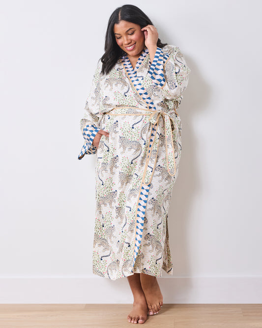 Bagheera - Eco Satin Robe - Wedding Cake - Printfresh