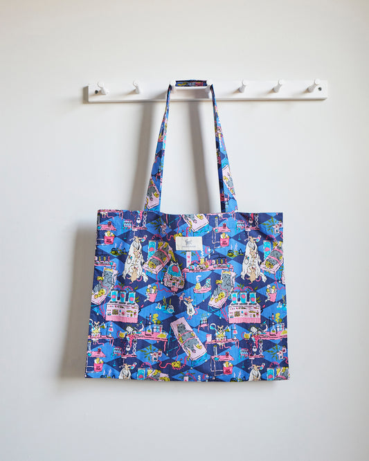 It's Alive - Go to Tote - Checkered Sapphire